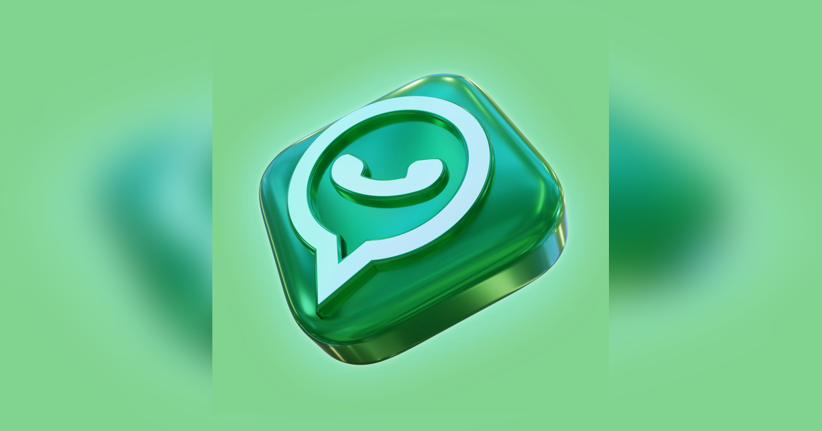 Icône WhatsApp stylisée en 3D, verte, sur fond dégradé vert — illustration WhatsApp marketing pour l'e-commerce